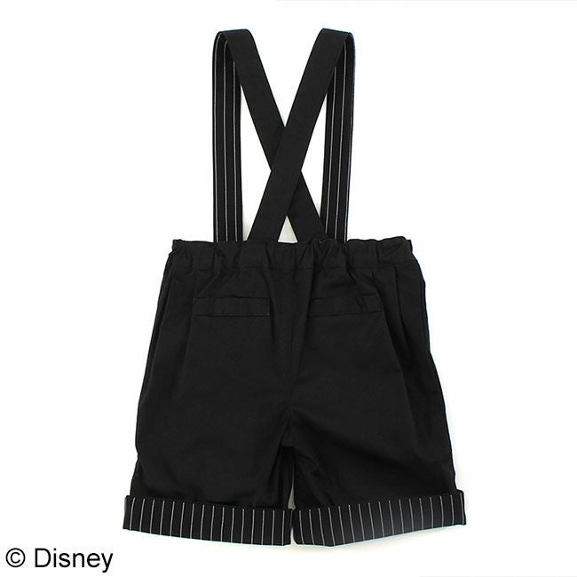 Disney】ミッキーマウス/サスペンダー付きハーフパンツ(petit copain