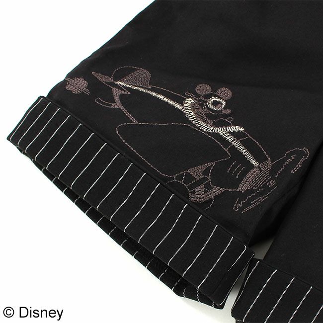 Disney】ミッキーマウス/サスペンダー付きハーフパンツ(petit copain