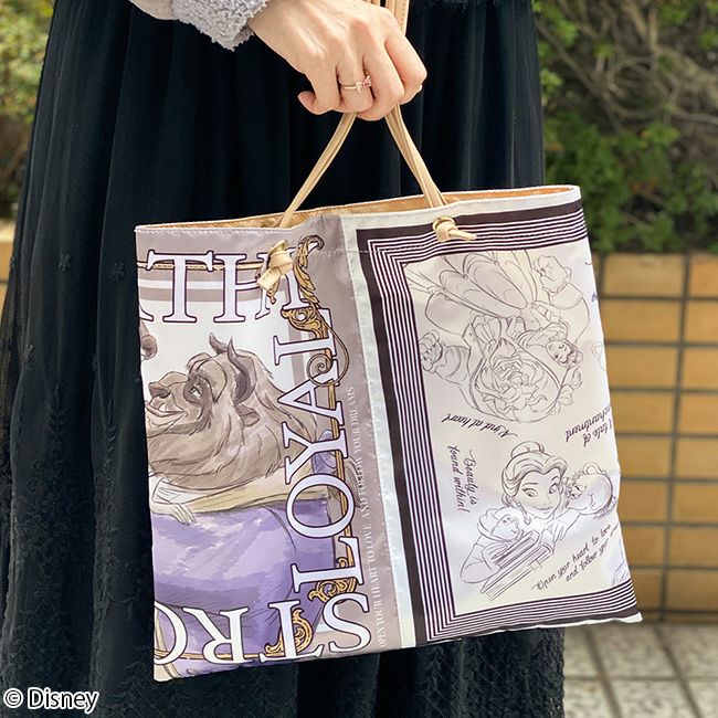 Disney】美女と野獣/ベル/スカーフ風トートバッグ(PONEYCOMB TOKYO