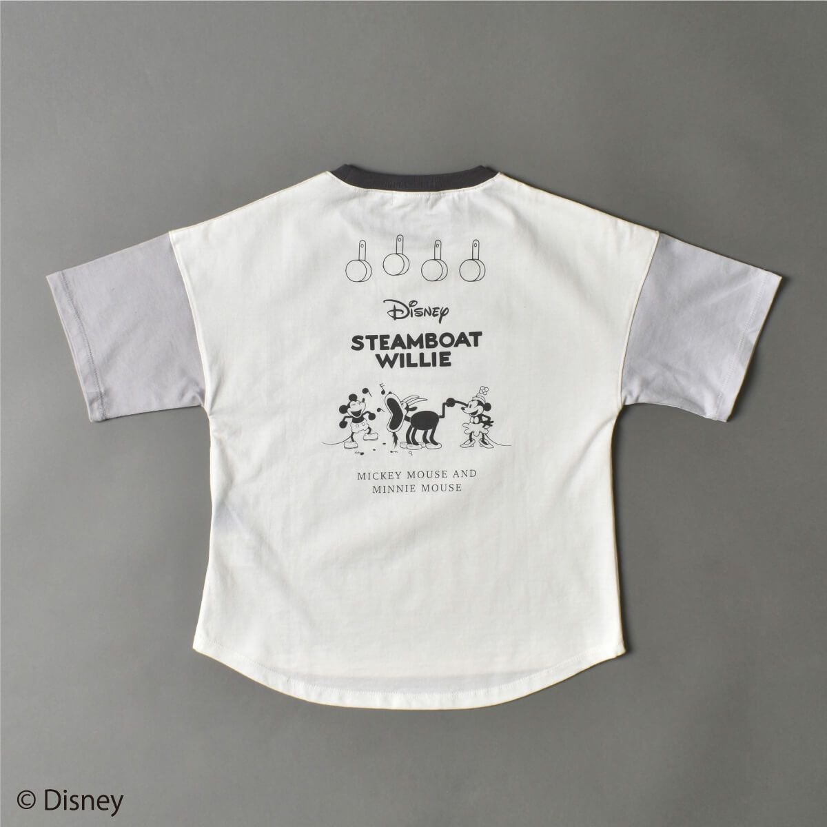 Disney】蒸気船ウィリー/ミッキーマウス/Tシャツ(petit copain BY