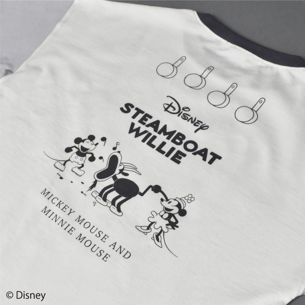 Disney】蒸気船ウィリー/ミッキーマウス/Tシャツ(petit copain BY