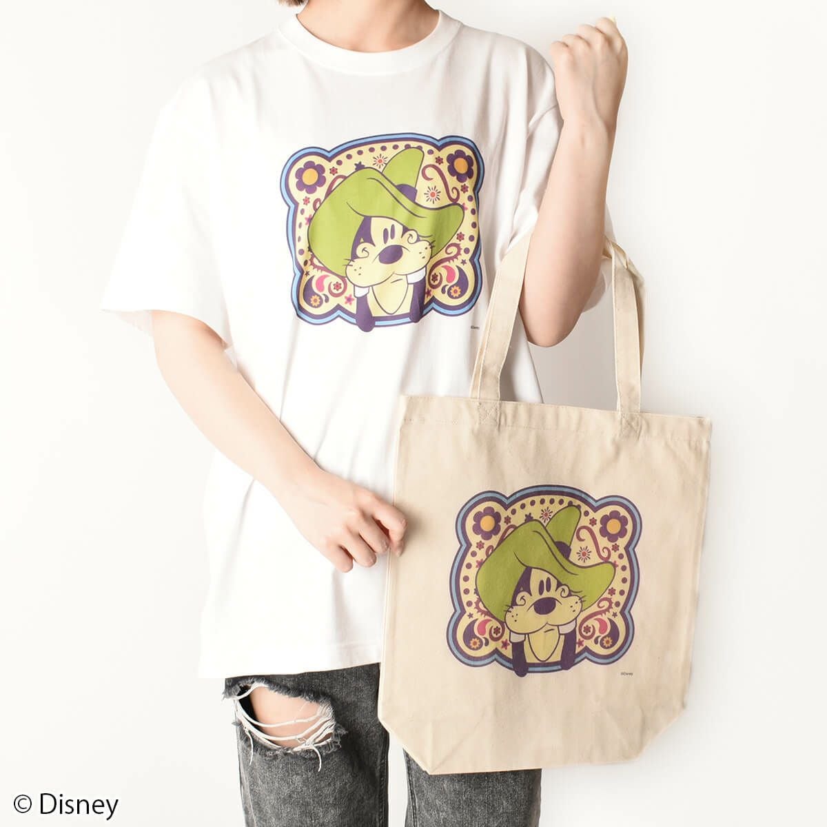【希少品】東京ディズニーリゾート　グーフィー トートバッグ 公式】ディズニーストア.jp | グーフィー トートバッグ(S) Dカン TOTE