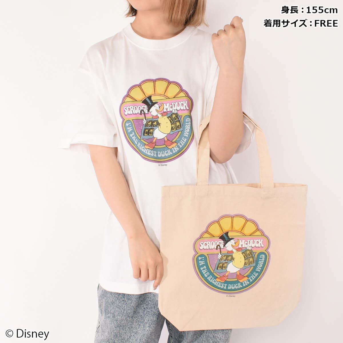 Disney】スクルージ・マクダック(お金持ち)/Tシャツ(PONEYCOMB TOKYO