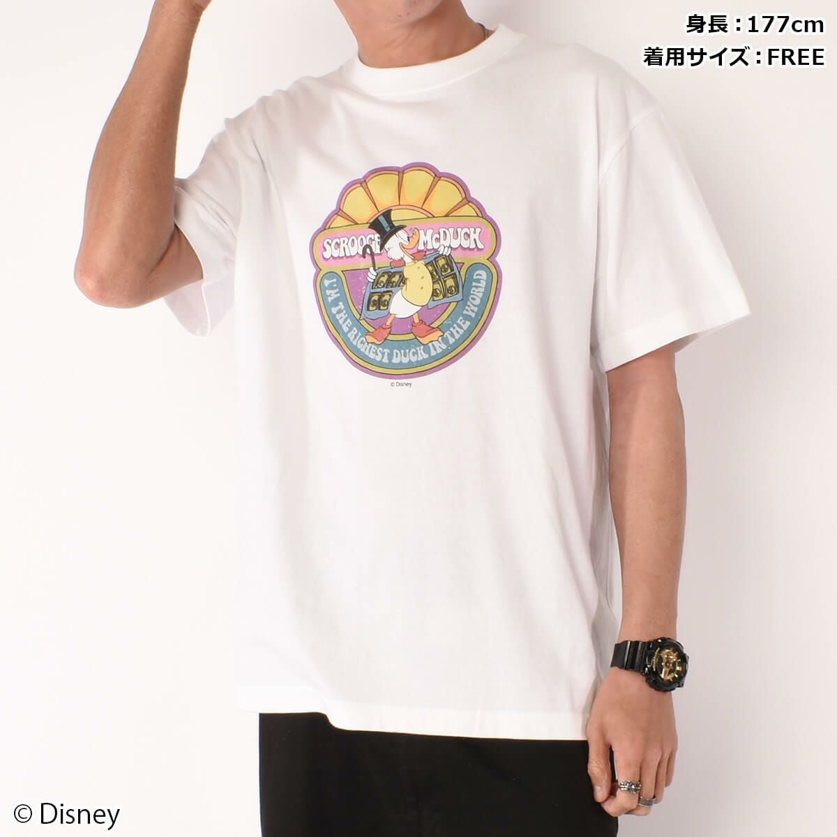 Disney】スクルージ・マクダック(お金持ち)/Tシャツ(PONEYCOMB TOKYO