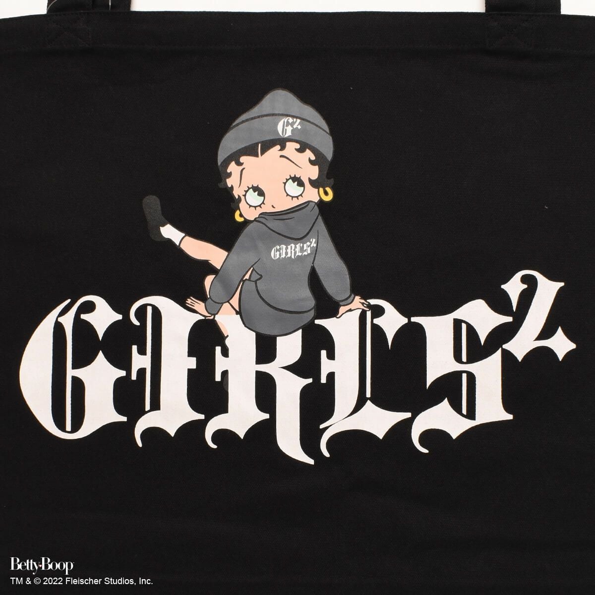 BETTY BOOP™】Girls2 コラボ トートバッグ(PONEYCOMB BETTY BOOP™】Girls2 コラボ トートバッグ(PONEYCOMB