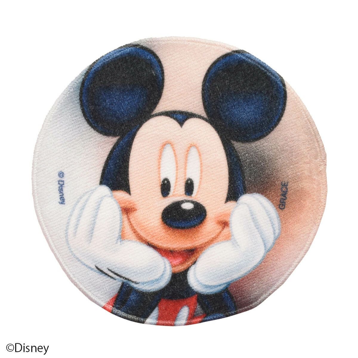 ディズニー ミッキーマウス タオル&スポンジ Disney】ミッキーマウス/丸型ハンドタオル(PONEYCOMB TOKYO
