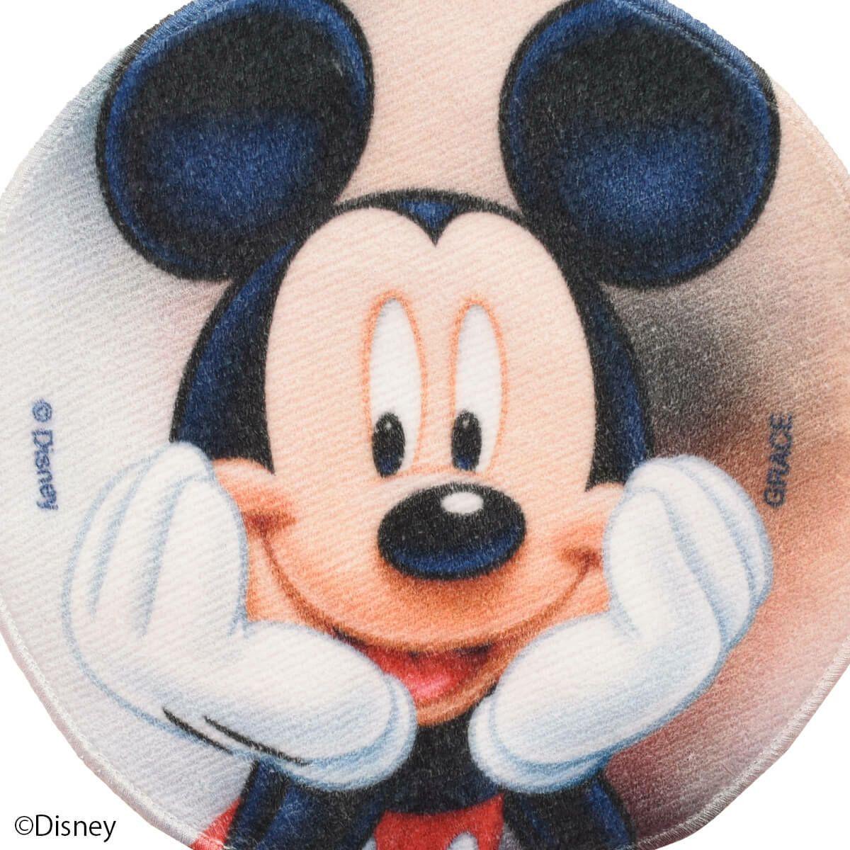 Disney】ミッキーマウス/丸型ハンドタオル(PONEYCOMB TOKYO