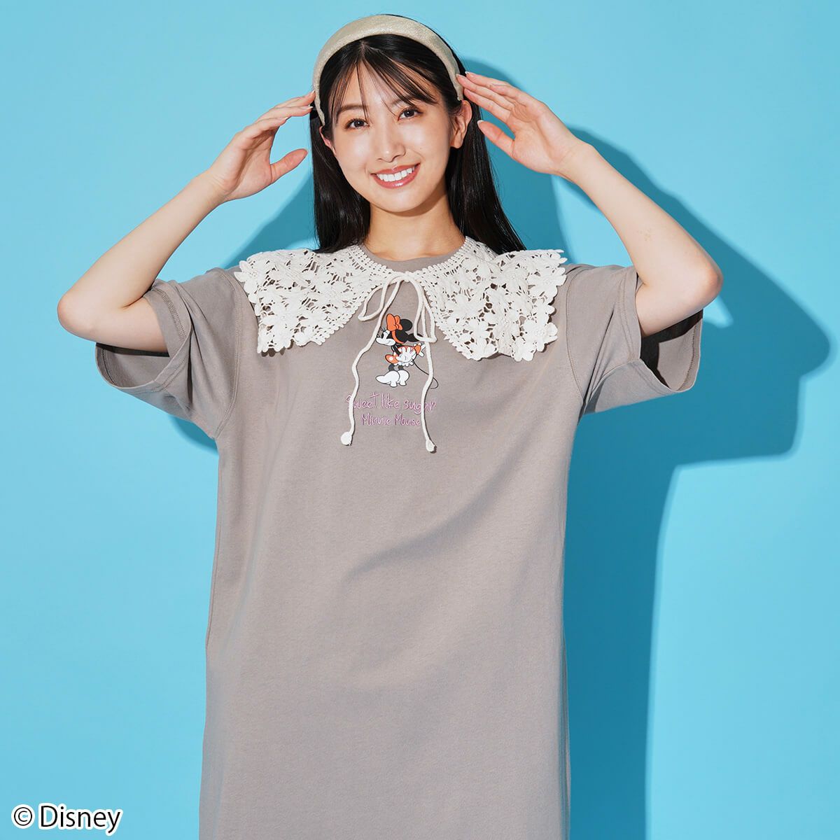 Disney】ミニーマウス/半袖Tシャツワンピース(PONEYCOMB TOKYO