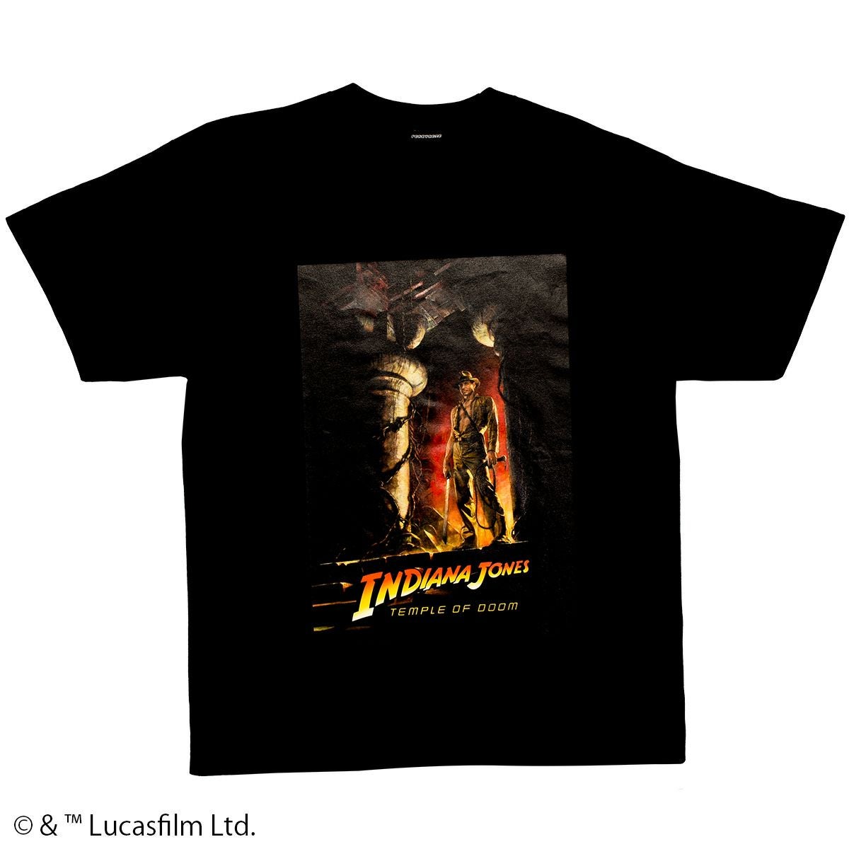 インディージョーンズTシャツ INDIANA JONES】インディ・ジョーンズ/魔宮の伝説/ポスターアート/T