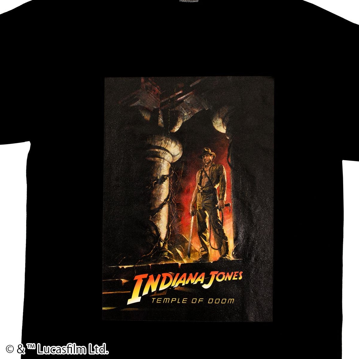 INDIANA JONES】インディ・ジョーンズ/魔宮の伝説/ポスターアート/T