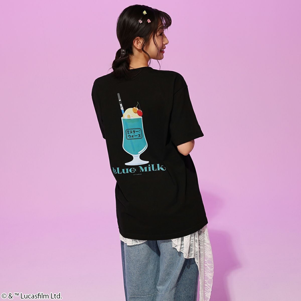 STAR WARS】スター・ウォーズ/喫茶ブルーミルク/Tシャツ(PONEYCOMB