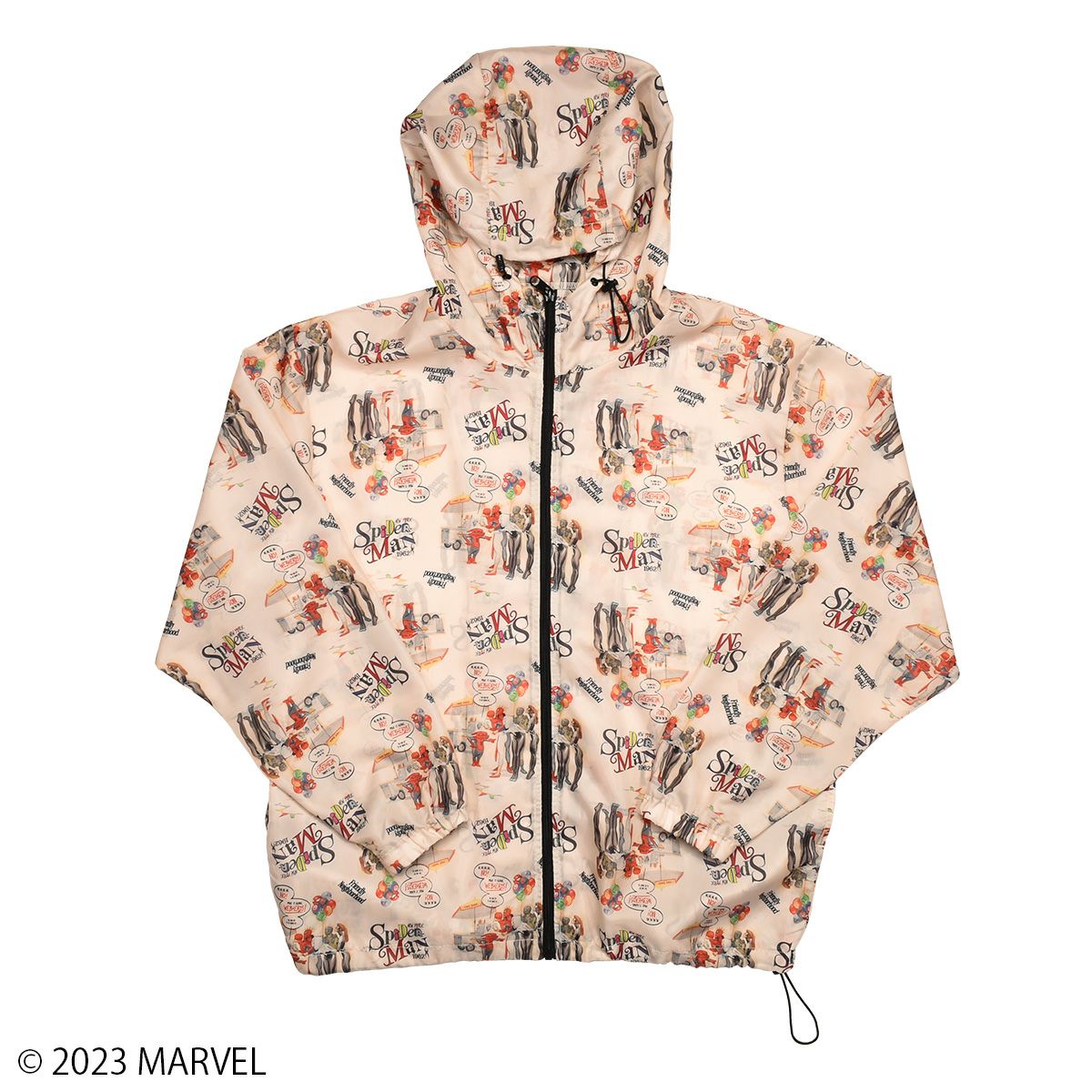 MARVEL】スパイダーマン/WITH GREAT POWER/ジャガードニット(PONEYCOMB