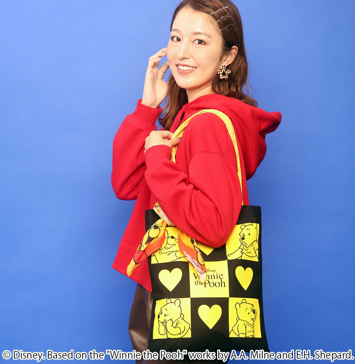 Disney】くまのプーさん/Winnie the Pooh/トートバッグ（PONEYCOMB