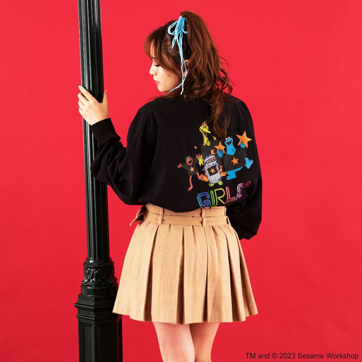 SESAME STREET】Girls2コラボ/ロングスリーブTシャツ(PONEYCOMB TOKYO