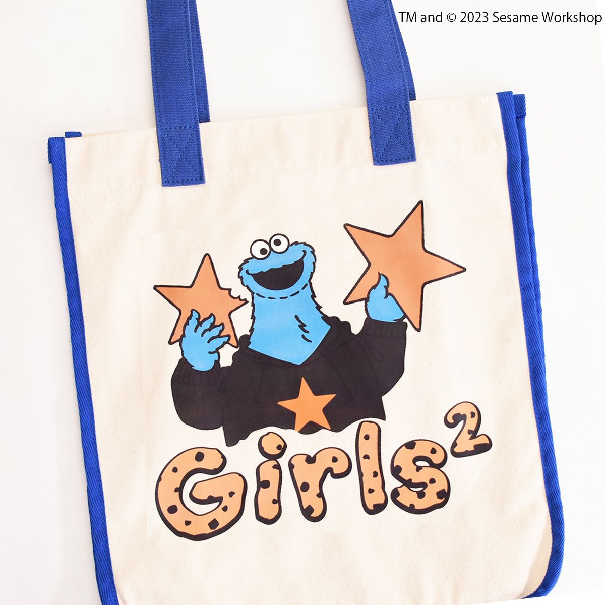 SESAME STREET】Girls2コラボ/クッキーモンスター/トートバッグ