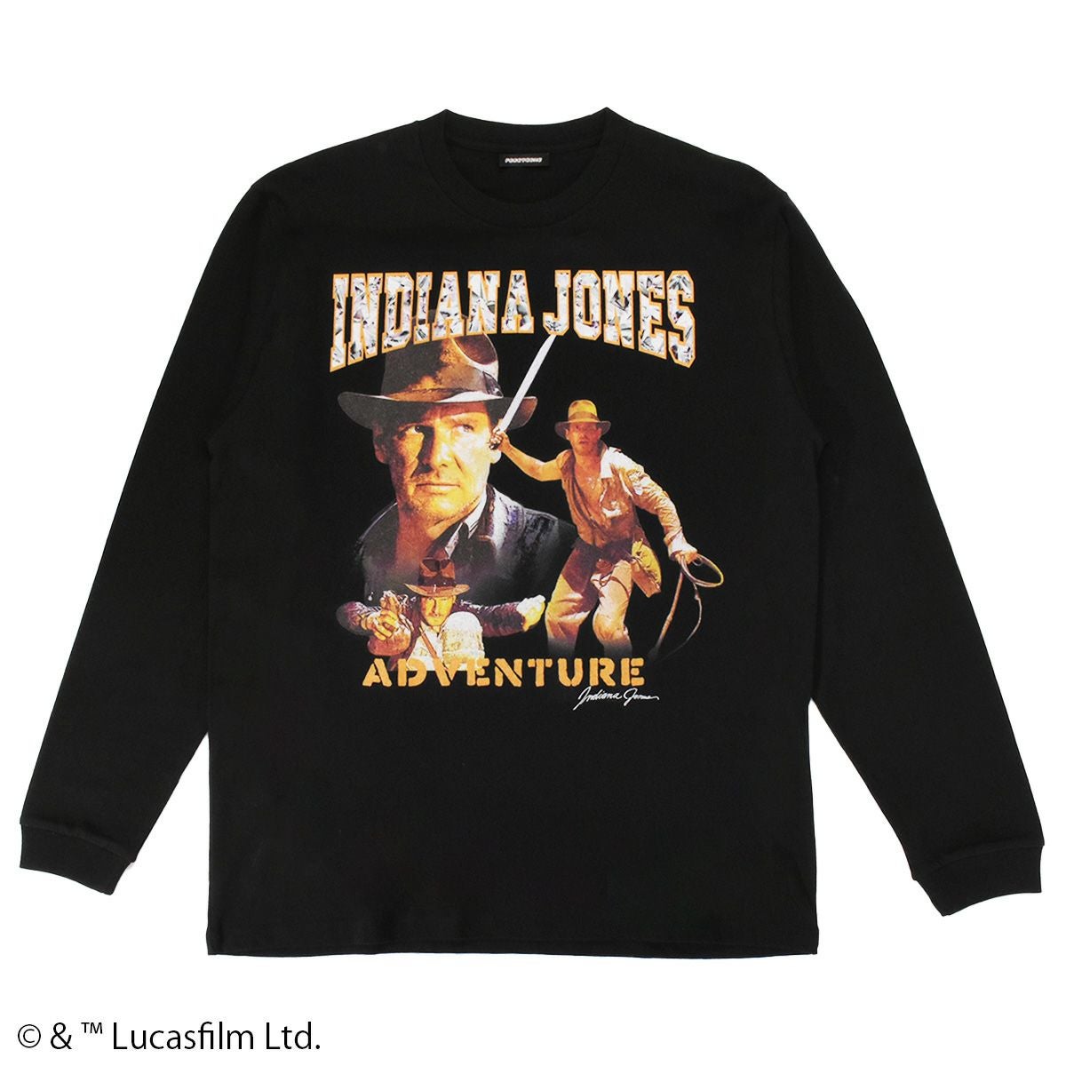 INDIANA JONES】ADVENTURE/ロングスリーブTシャツ(PONEYCOMB TOKYO