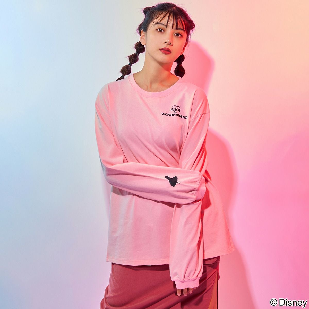 Disney】ふしぎの国のアリス/ロングスリーブTシャツ(PONEYCOMB TOKYO