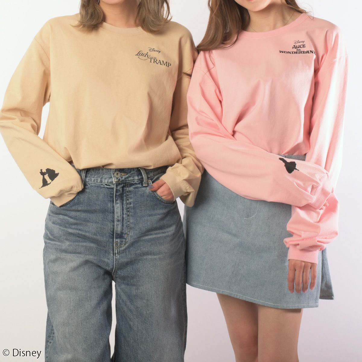 Disney】ふしぎの国のアリス/ロングスリーブTシャツ(PONEYCOMB TOKYO