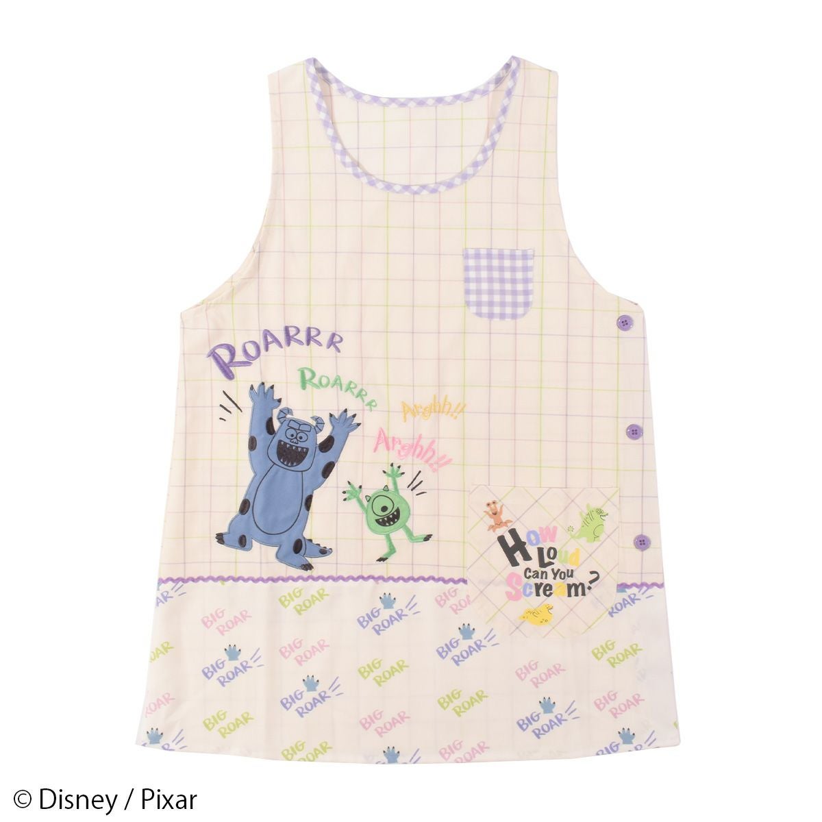 動物刺繍エプロン 4点セット Disney＆PIXAR】モンスターズ・インク/刺繍エプロン(L.W.C. SELECT