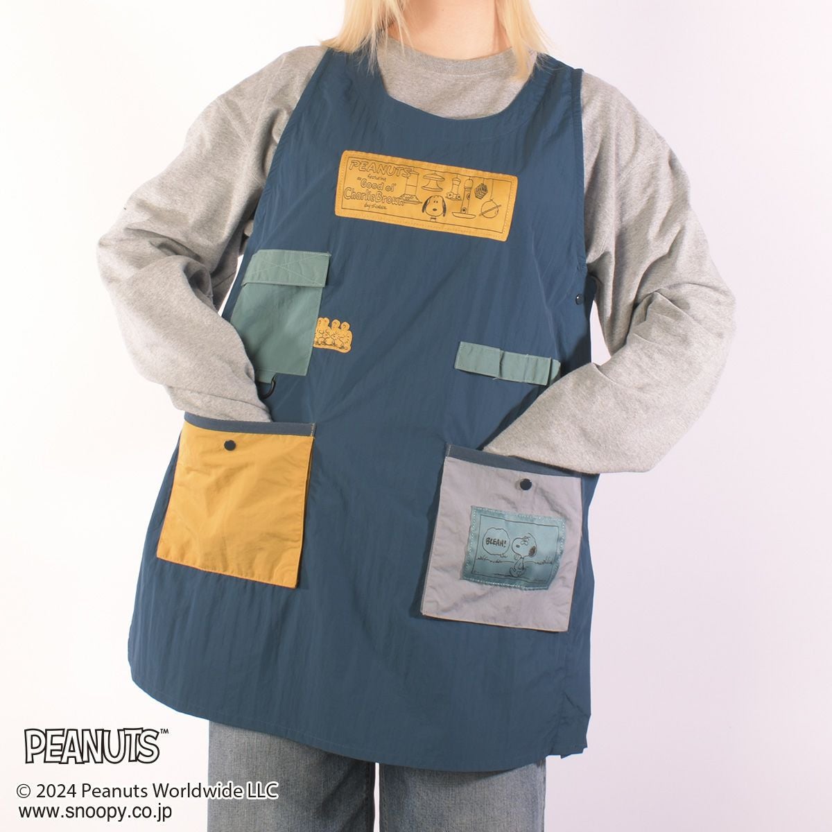 PEANUTS】スヌーピー/フェイスポケット /エプロン(L.W.C. SELECT