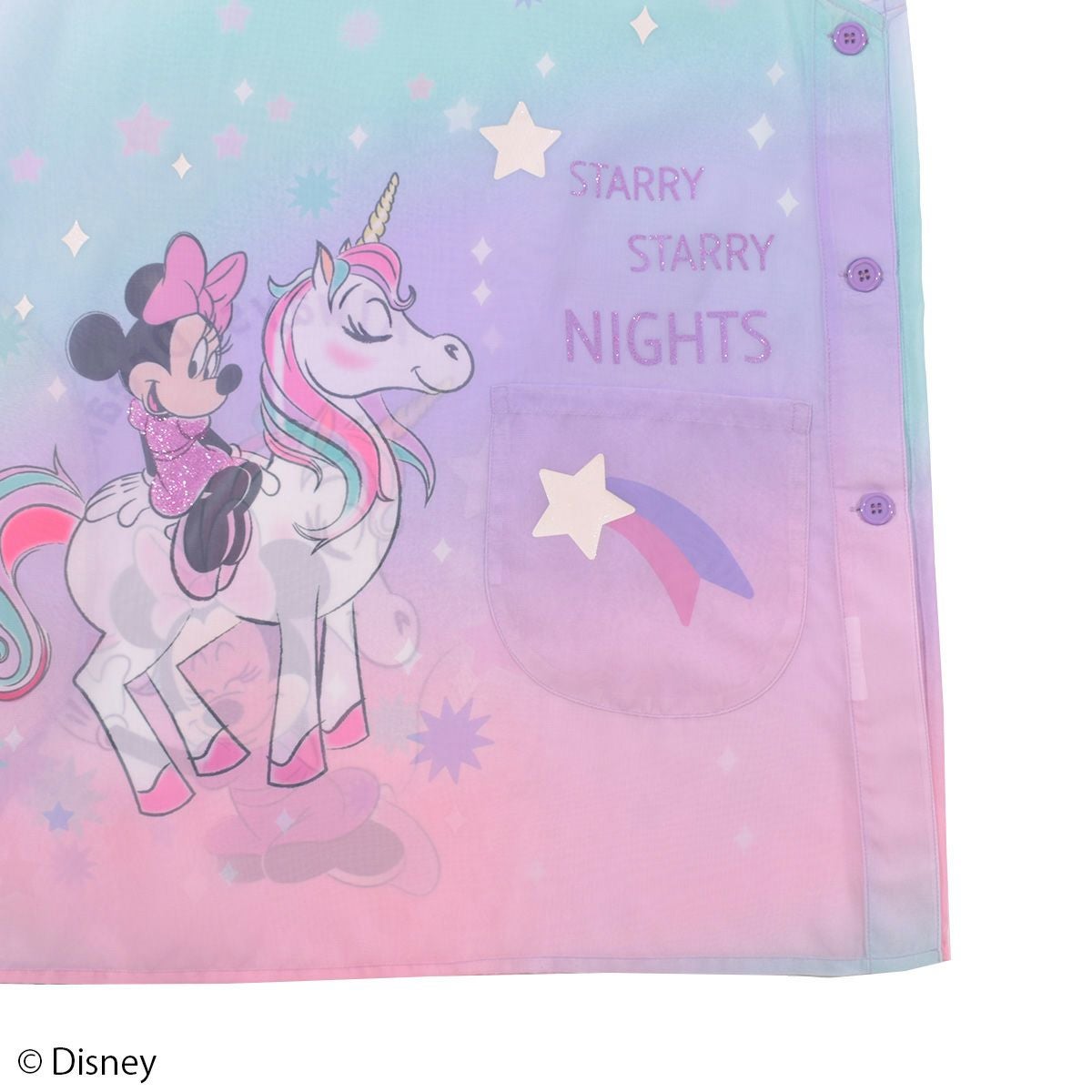 Disney】ミニーマウス＆ユニコーン/シフォン/エプロン(L.W.C. SELECT