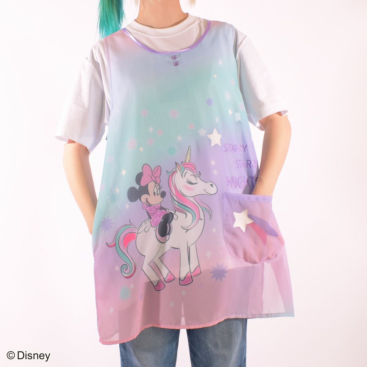 Disney】ミニーマウス＆ユニコーン/シフォン/エプロン(L.W.C. SELECT