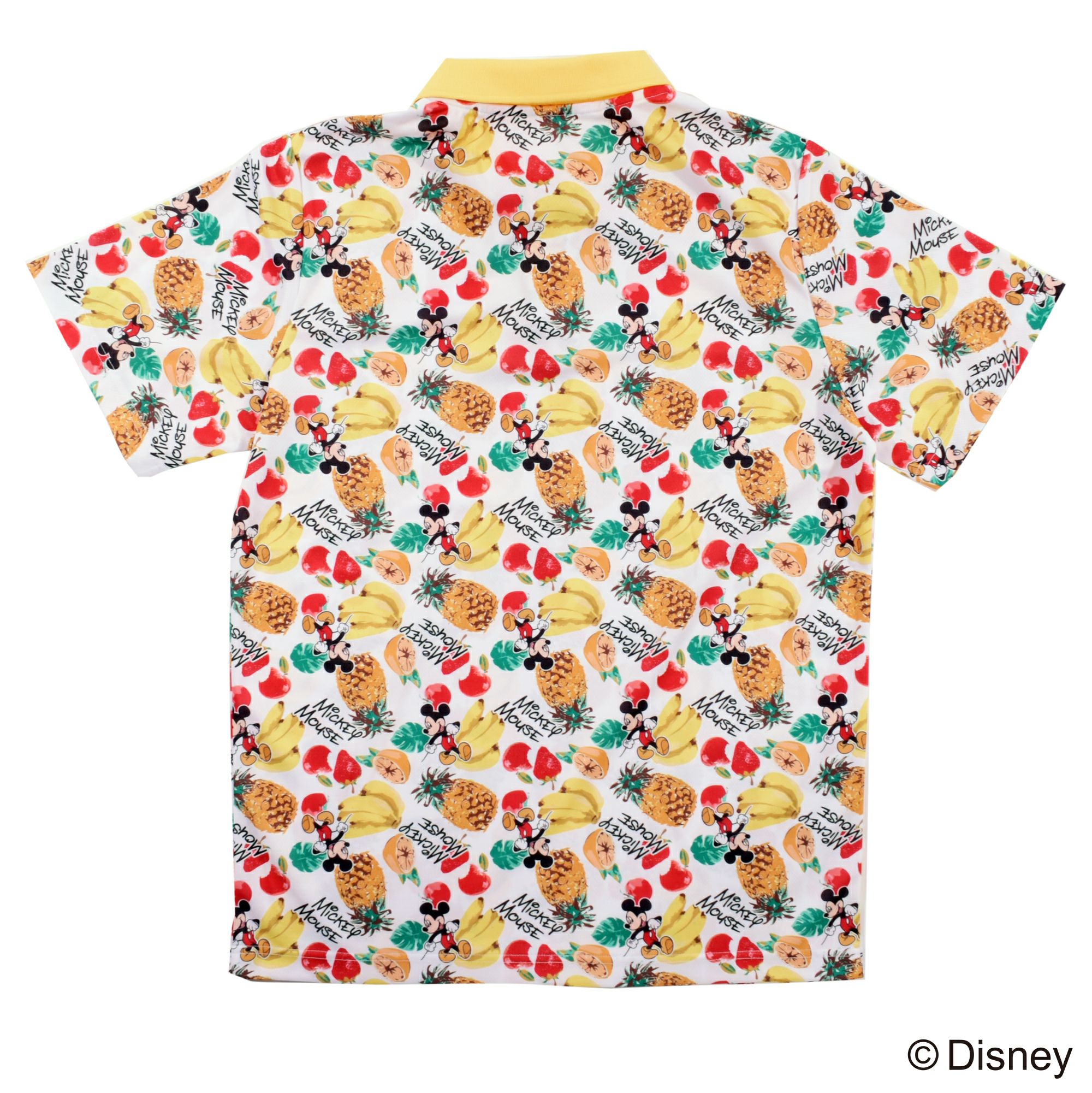 Disney】ミッキーマウス/フルーツ柄/ポロシャツ(BACK TO THE FIELD