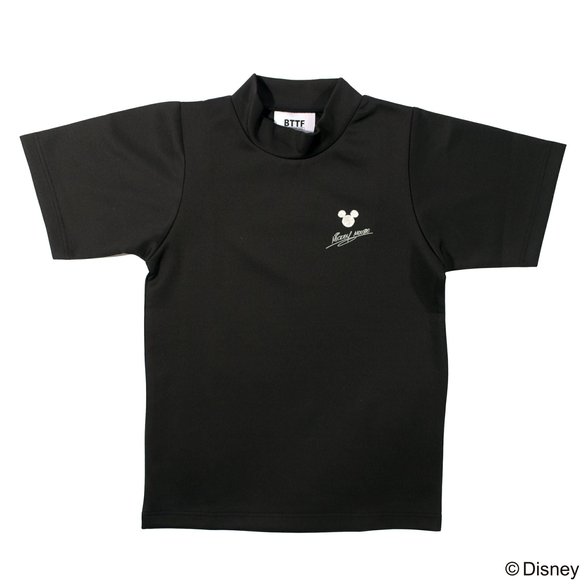 Disney】ミッキーマウス/モックネックTシャツ(BACK TO THE FIELD