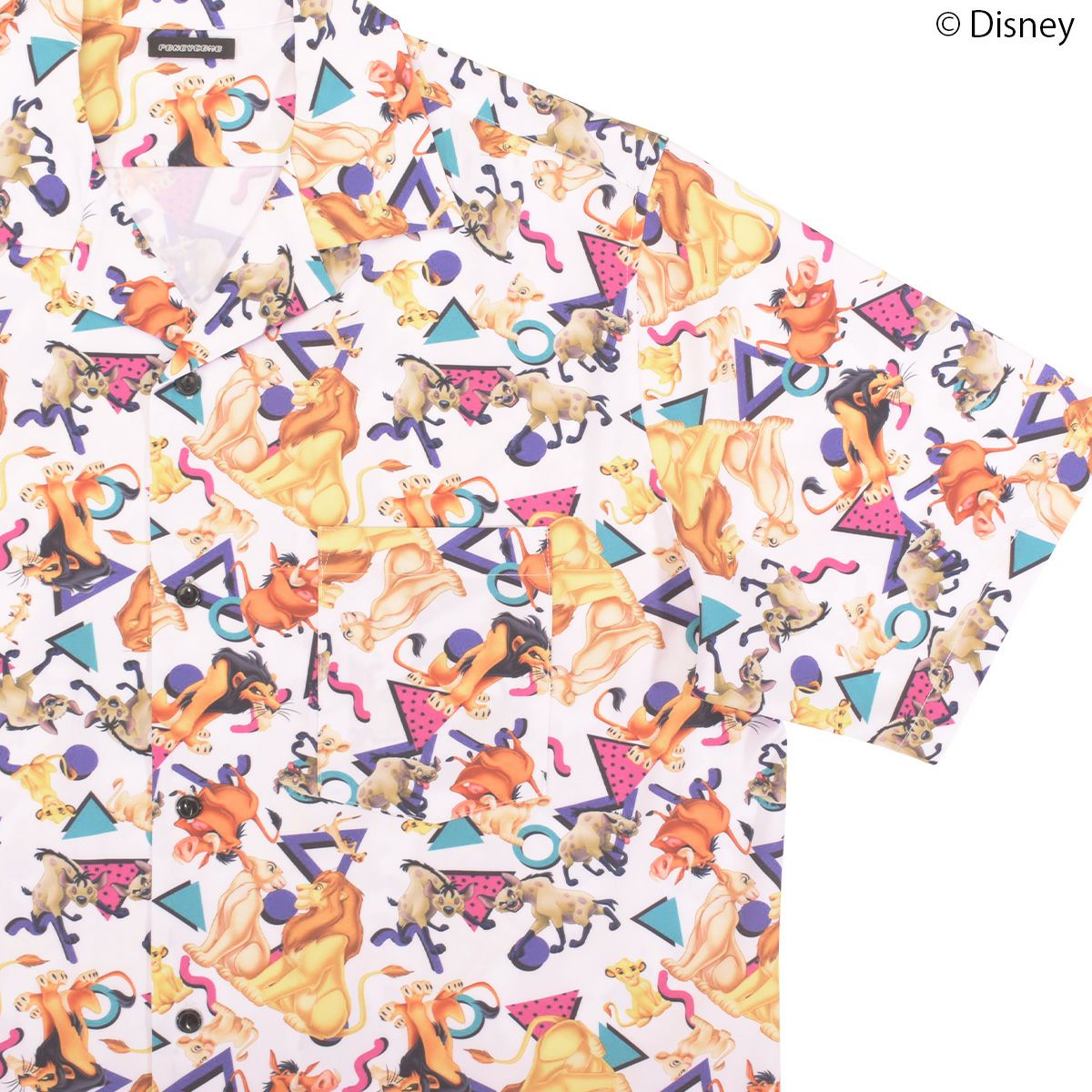 Disney】ライオン・キング/総柄シャツ(PONEYCOMB TOKYO Disney】ライオン・キング/総柄シャツ(PONEYCOMB TOKYO