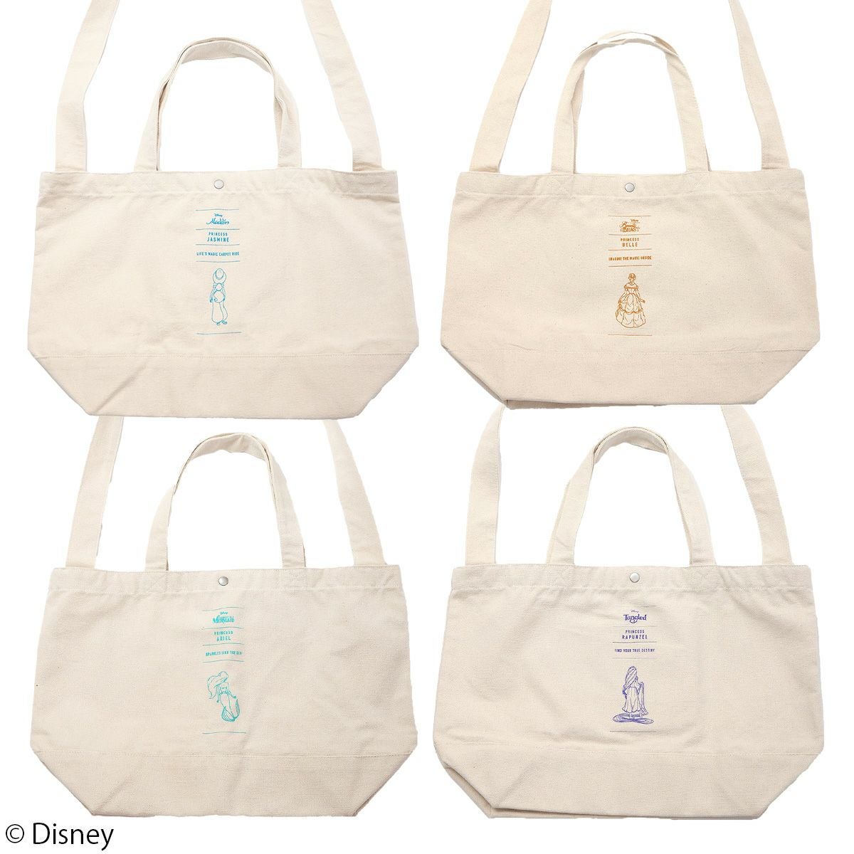 Disney】ディズニープリンセス/トートバッグ(PONEYCOMB TOKYO