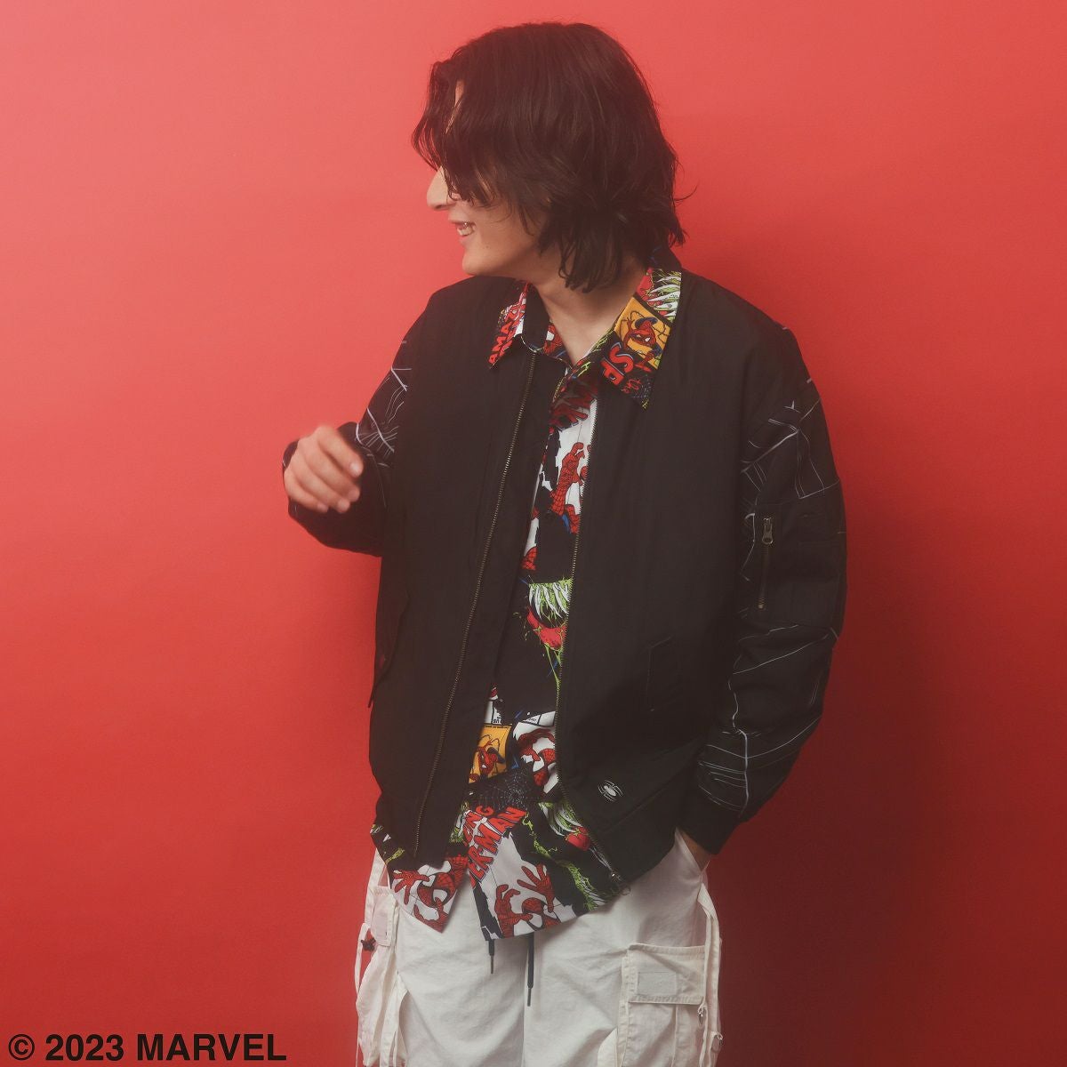 MARVEL】スパイダーマン/ブルゾンジャケット(PONEYCOMB TOKYO