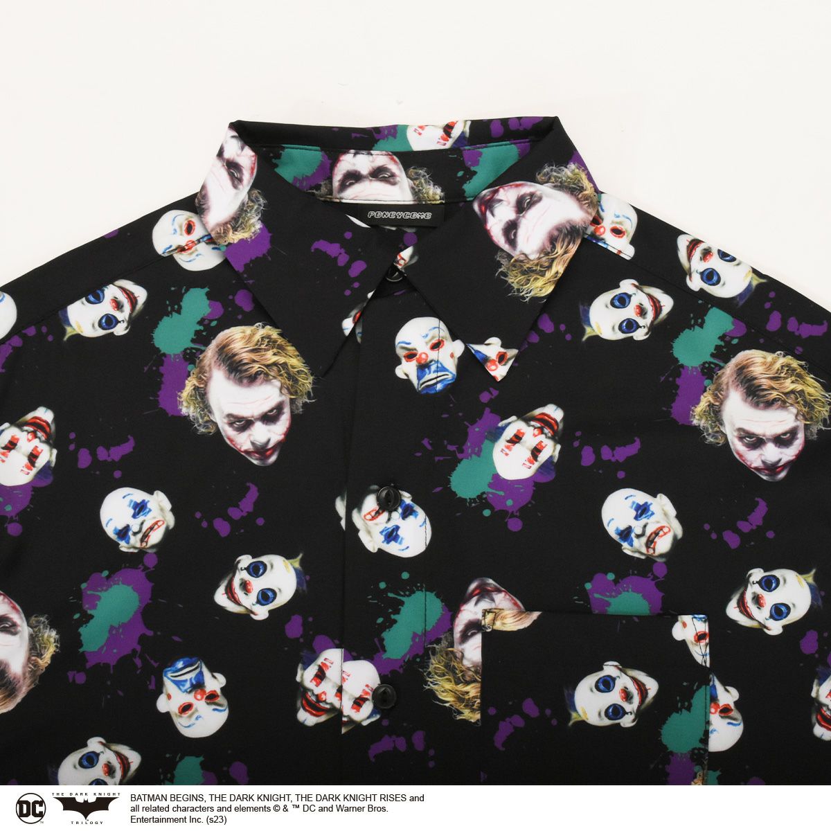 DC】ジョーカー/長袖総柄シャツ(PONEYCOMB TOKYO) | PONEYCOMB TOKYO