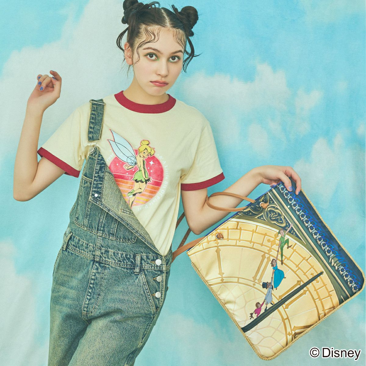 Disney】ピーター・パン/サテントートバッグ(4GEEKs by SPIRALGIRL