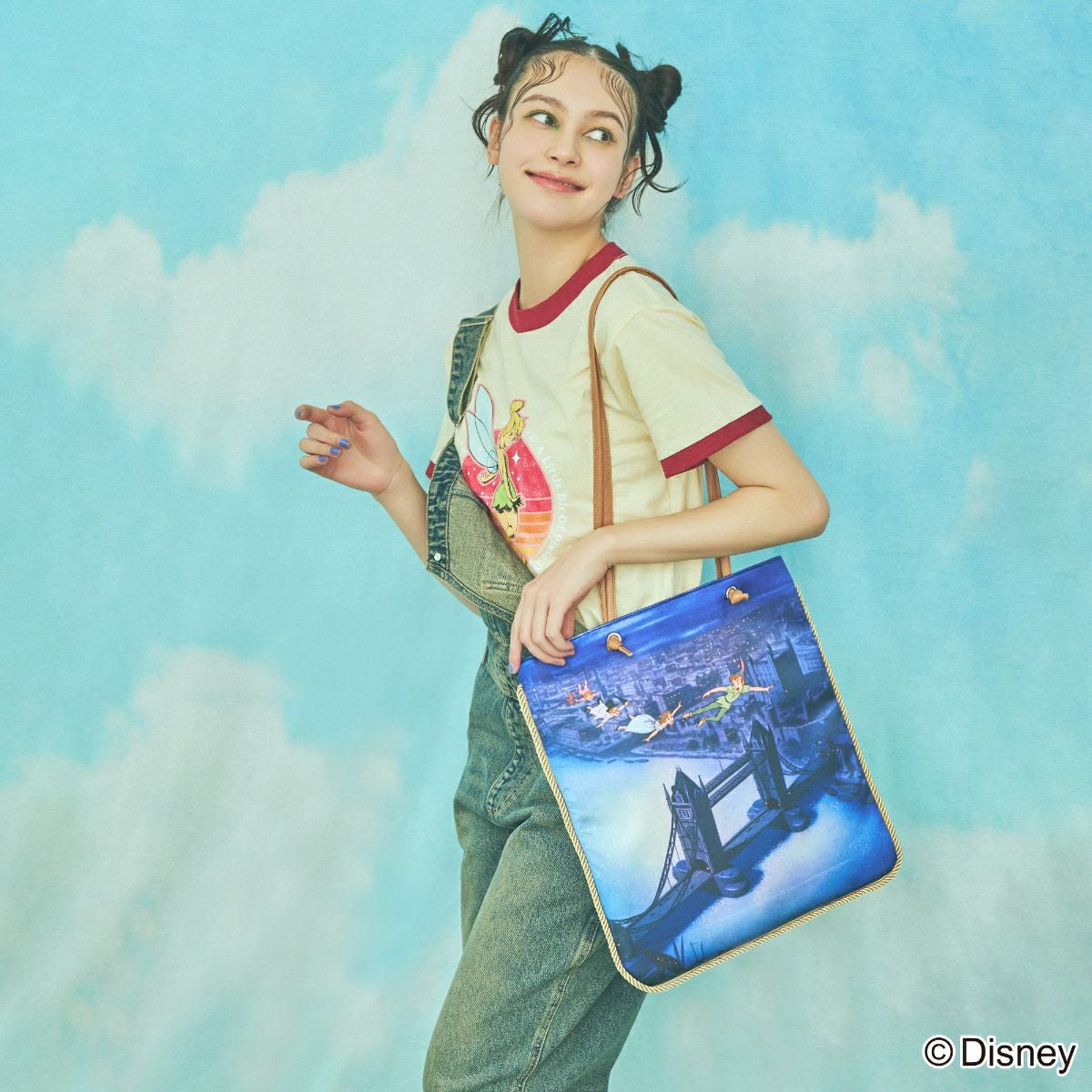 Disney】ピーター・パン/サテントートバッグ(4GEEKs by SPIRALGIRL