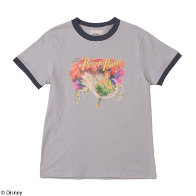Disney】ピーター・パン/ヴィンテージ風アートリンガーTシャツ(4GEEKs 