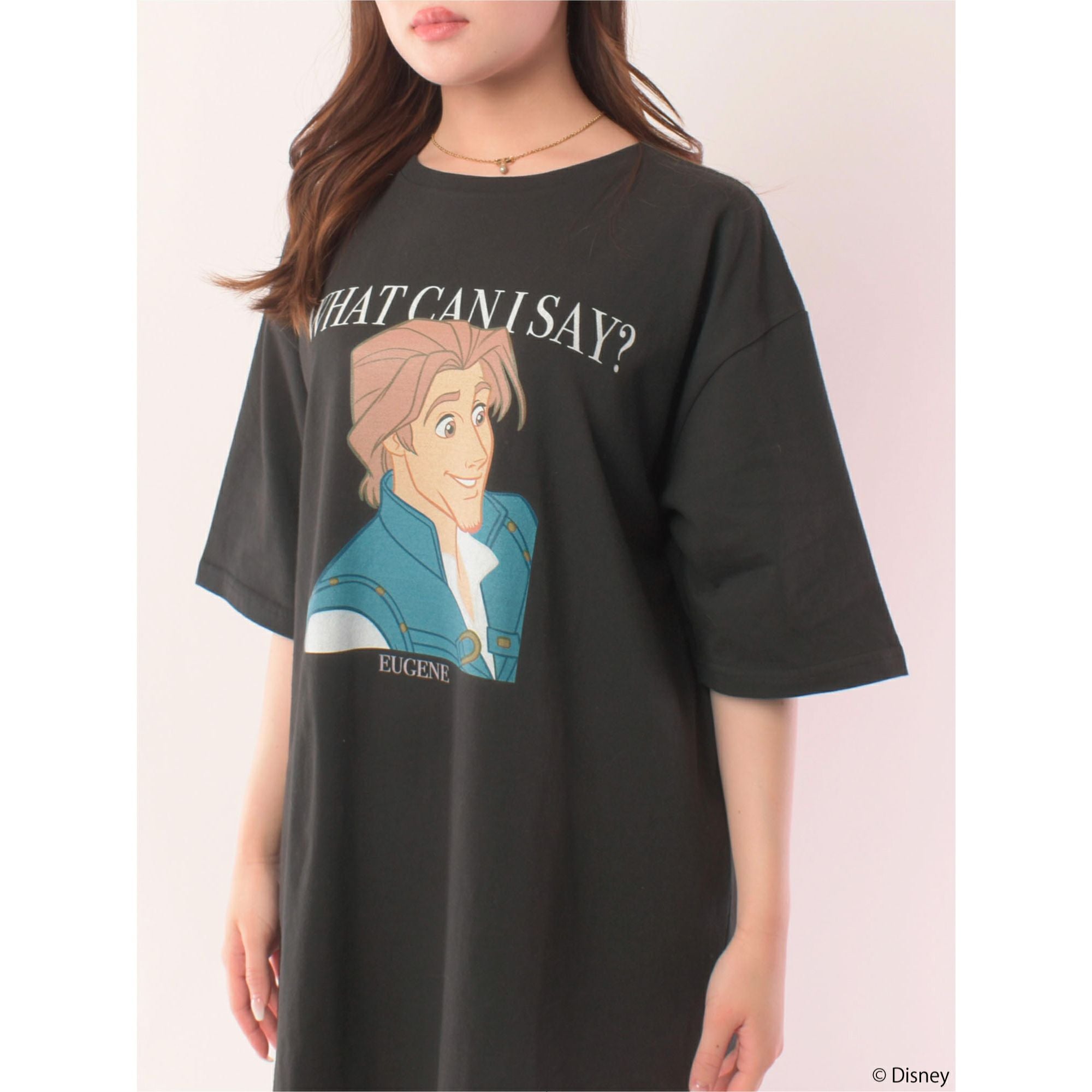 ディズニー　ラプンツェル　ビックプリントTシャツ Disney】塔の上のラプンツェル/グラフィックプリントビッグTシャツ