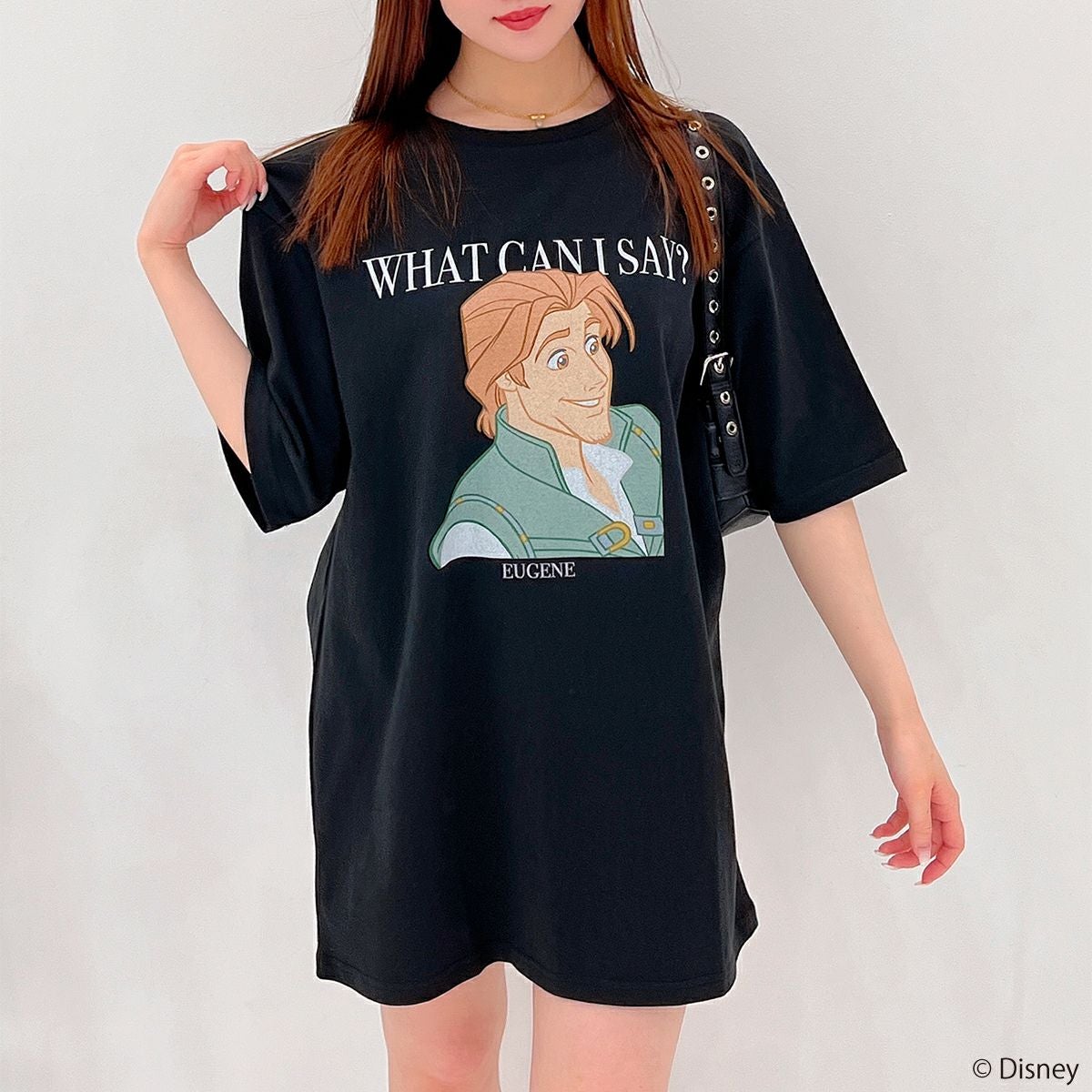 Disney】塔の上のラプンツェル/グラフィックプリントビッグTシャツ