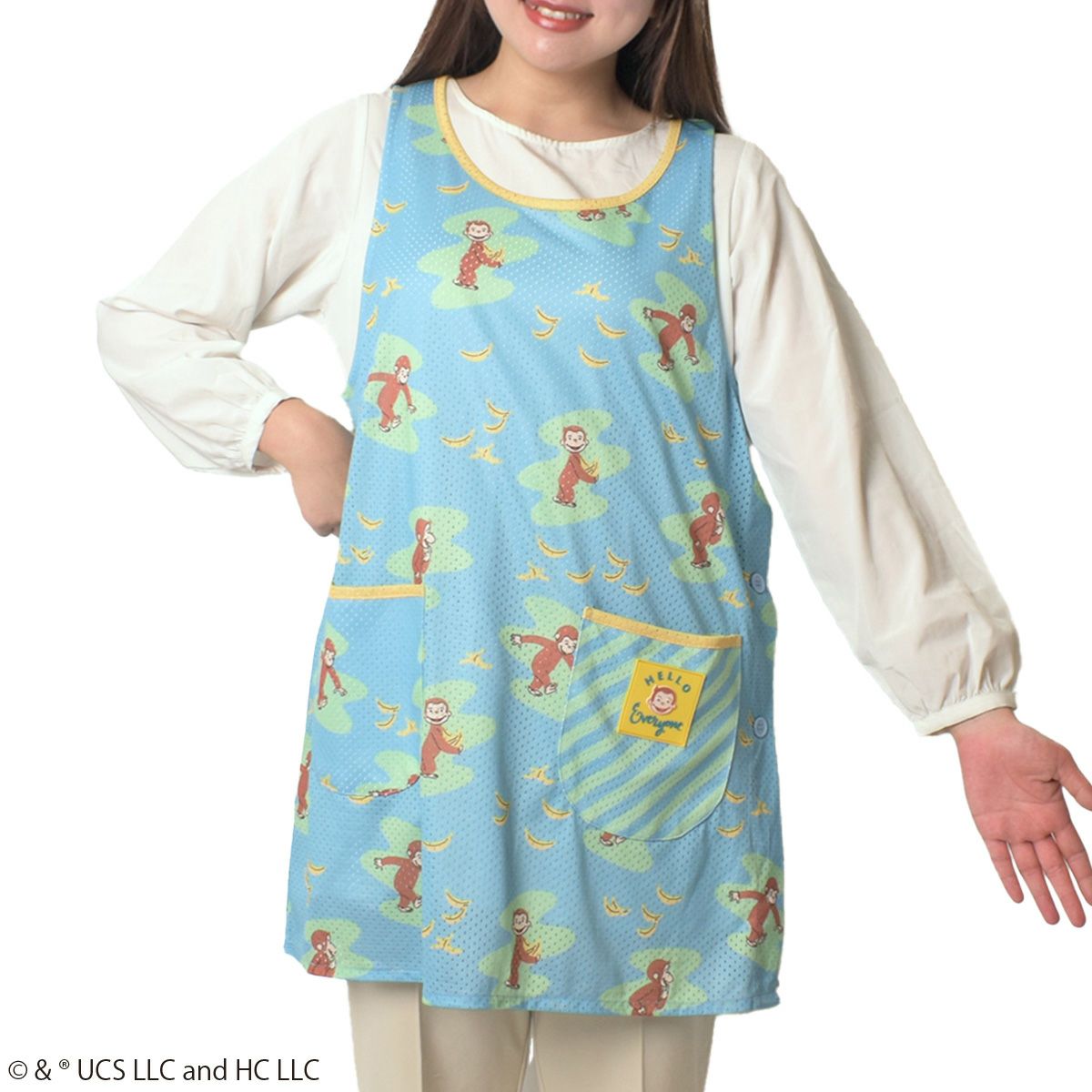 おさるのジョージ】メッシュ/エプロン(L.W.C. SELECT) | PONEYCOMB