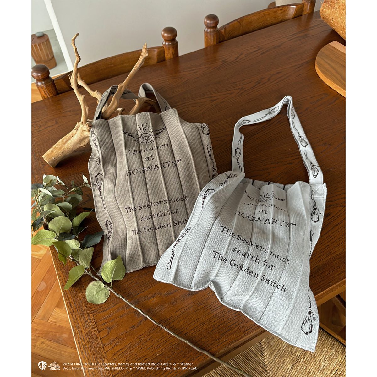 Harry Potterコラボ】KNT365 クィディッチ ニットトート(mytwilight