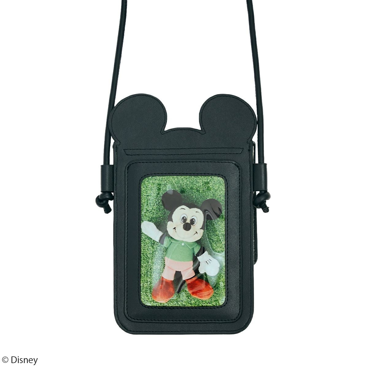 Disney】ミッキーマウス/フォトケース付きショルダーバッグ(PONEYCOMB