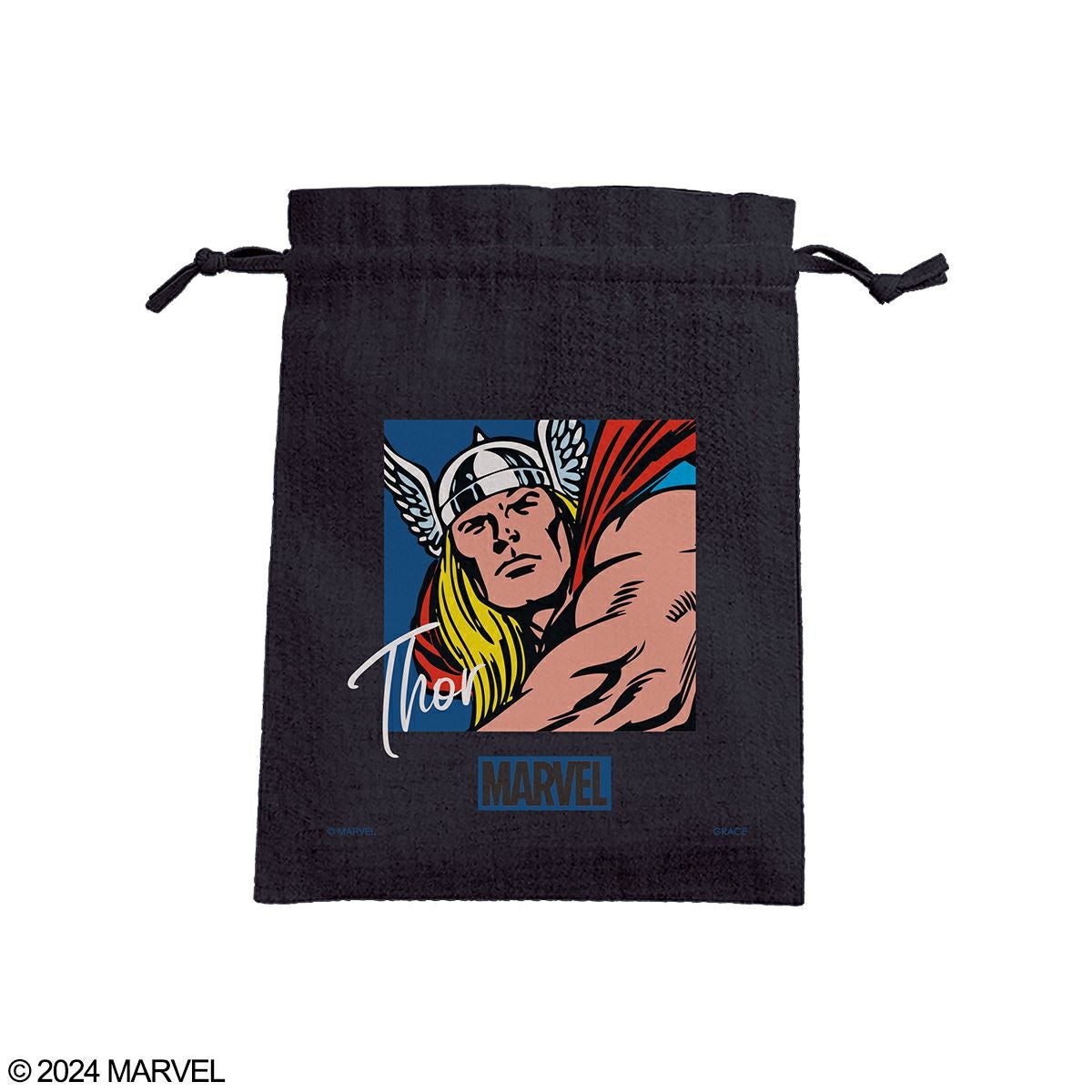 MARVEL】MAZZELコラボ/ボックスキャラ巾着(4GEEKs by SPIRALGIRL