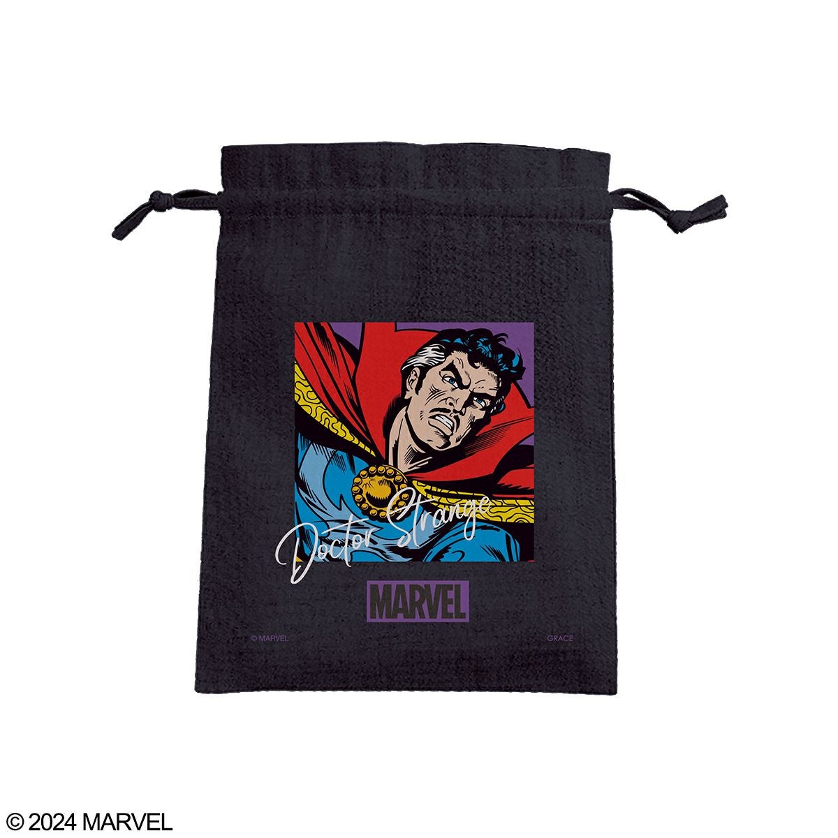 MARVEL】MAZZELコラボ/ボックスキャラ巾着(4GEEKs by SPIRALGIRL