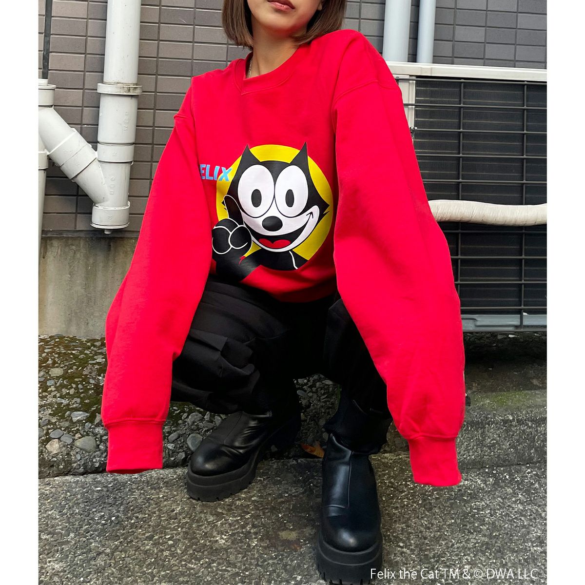 Felix The Cat】スウェットトップス(4GEEKs by SPIRALGIRL