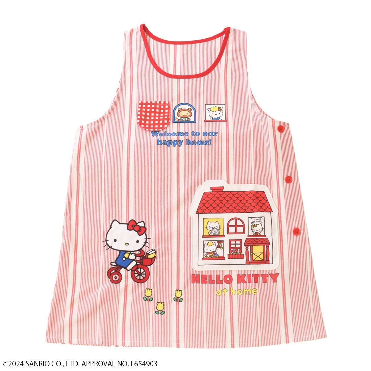 Sanrio characters】ハローキティ/HOME/しかけエプロン(L.W.C. SELECT
