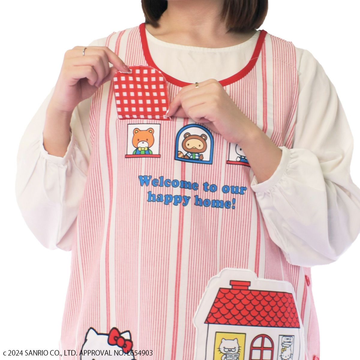 Sanrio characters】ハローキティ/HOME/しかけエプロン(L.W.C. SELECT Sanrio characters】ハローキティ/HOME/しかけエプロン(L.W.C. SELECT