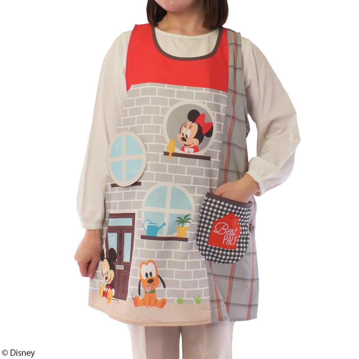 ミッフィー・バーバパパ・カーズ ミッキー ムーミン エプロン5点セット Disney】ミッキー＆フレンズ/HOME/しかけエプロン(L.W.C. SELECT