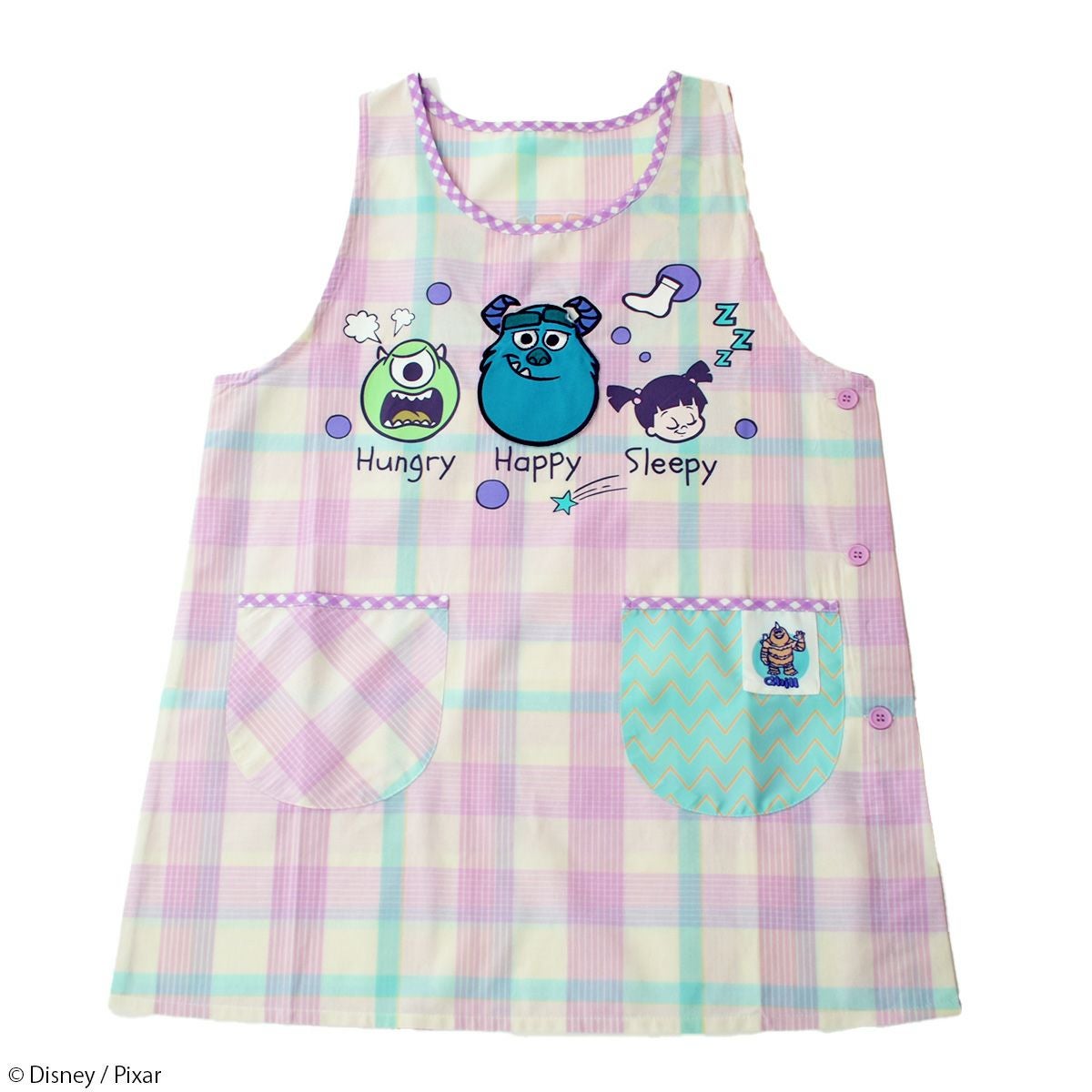 Disney＆Pixar】モンスターズ・インク/ダイカットポケット/エプロン
