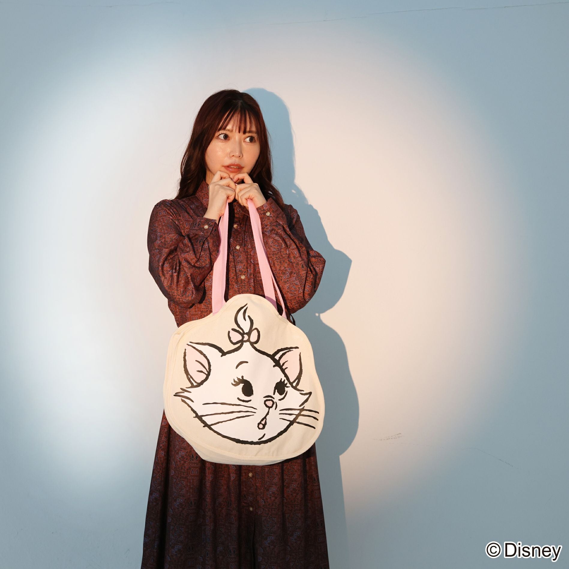 Disney】おしゃれキャット/マリー/ダイカットトートバッグ(PONEYCOMB