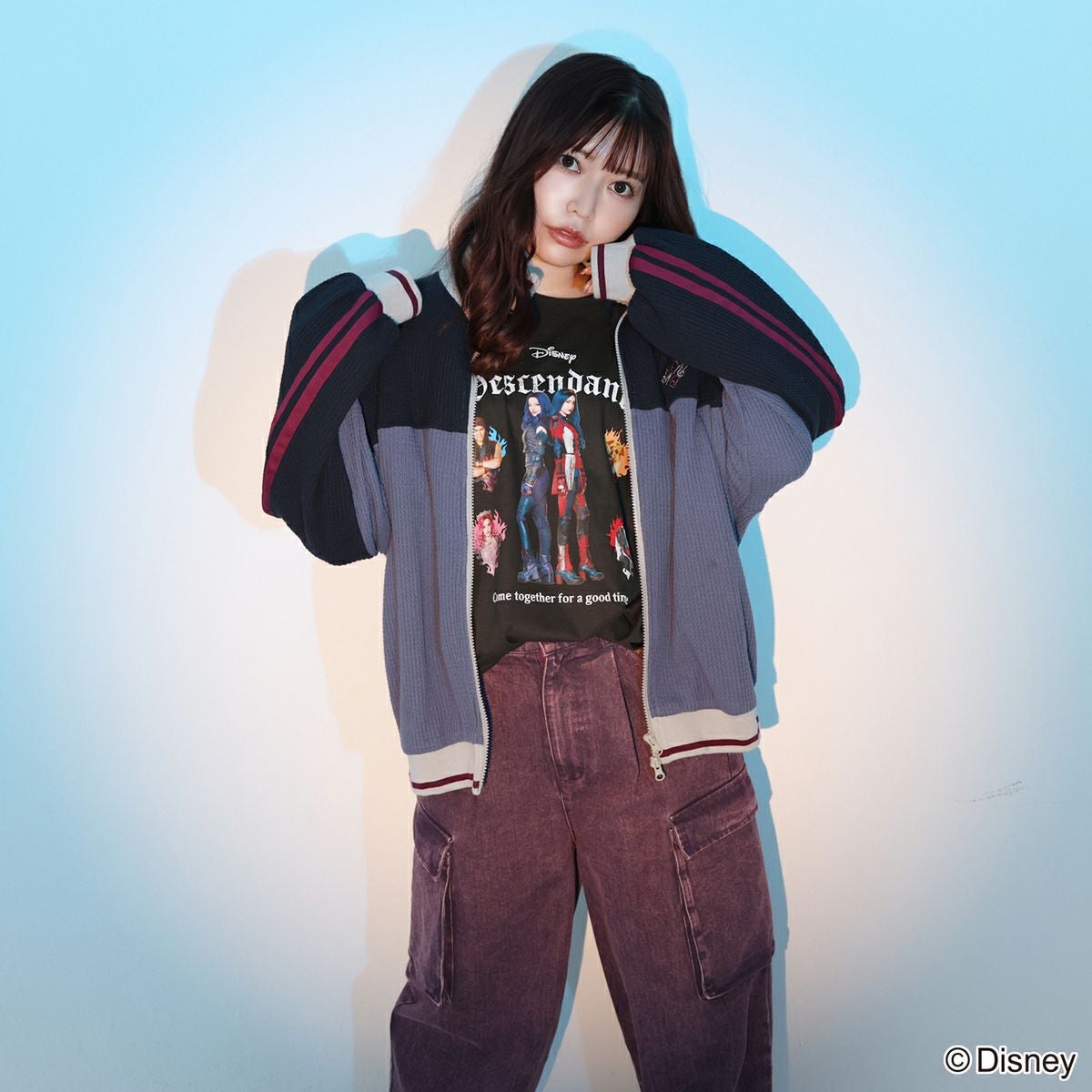 ディセンダント☆マル イヴィ トップスセット Disney】ディセンダント/マル＆イヴィ/Tシャツ(PONEYCOMB TOKYO