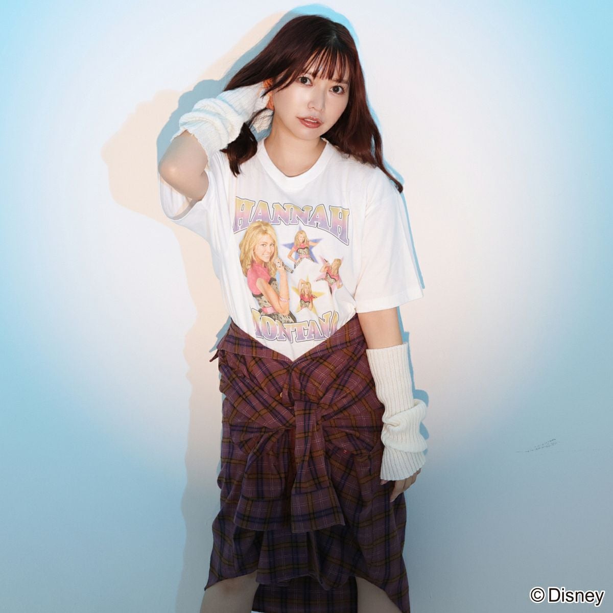 Disney】 シークレット・アイドル ハンナ・モンタナ/Tシャツ(PONEYCOMB